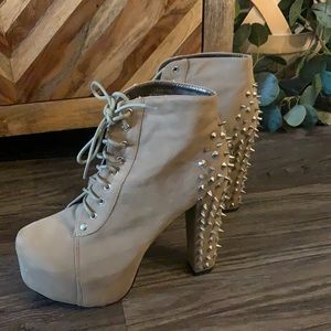 Stylish spike heel statement piece